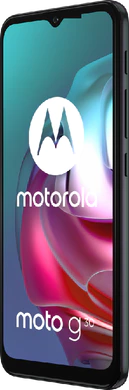 Moto rola Moto G30 zwart voorkant rechterzijkant