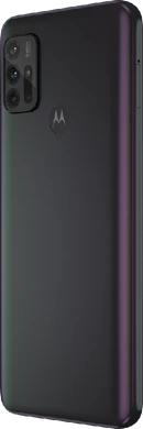 Moto rola Moto G30 zwart achterkant linkerzijkant