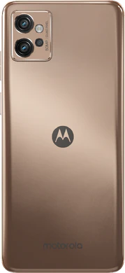 Moto rola Moto G32 guld bagside