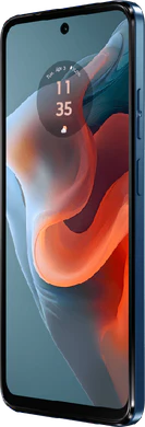 Moto rola Moto G34 5G groen voorkant rechterzijkant