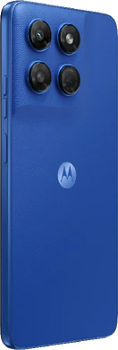 Moto rola Moto G37 blauw achterkant rechterzijkant