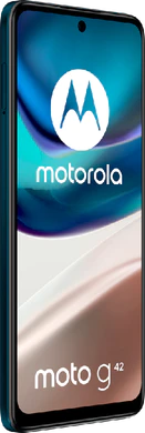 Moto rola Moto G42 green front left side