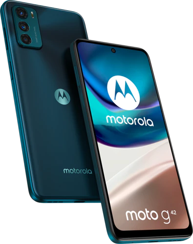 Moto rola Moto G42 green overview