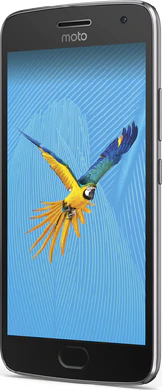 Moto rola Moto G5 Plus grijs voorkant rechterzijkant