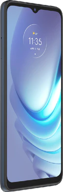 Moto rola Moto G50 groen voorkant linkerzijkant