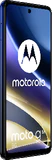 Moto rola Moto G51 5G blauw voorkant linkerzijkant