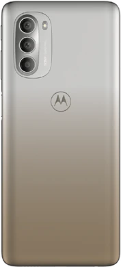 Moto rola Moto G51 5G zilver achterkant