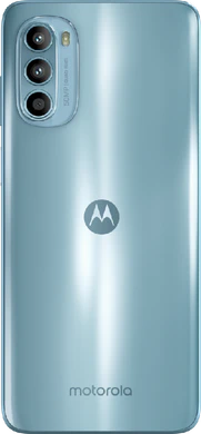 Moto rola Moto G52 blauw achterkant