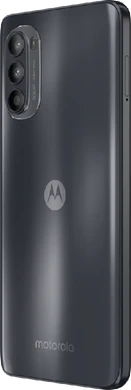 Moto rola Moto G52 grijs achterkant linkerzijkant