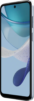 Moto rola Moto G53 5G arctic zilver voorkant rechterzijkant