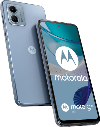 Moto rola Moto G53 5G arctic zilver overzicht