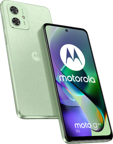Moto rola Moto G54 5G groen overzicht Moto rola Moto G54 5G groen overzicht