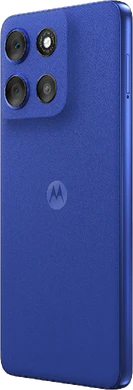 Moto rola Moto G56 5G blue back left side