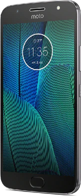 Moto rola Moto G5S Plus voorkant rechterzijkant grijs