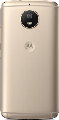 Moto rola Moto G5S achterkant fine goud