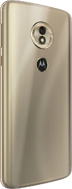 Moto rola Moto G6 Play goud achterkant rechterzijkant