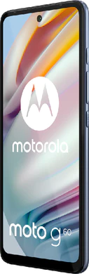 Moto rola Moto G60 grå front höger sida