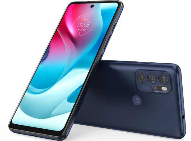 Moto rola Moto G60s blauw overzicht