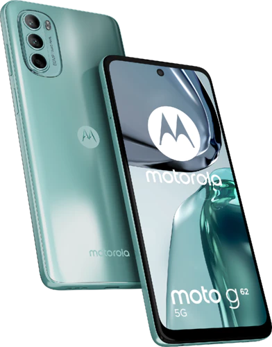 Moto rola Moto G62 5G blauw overzicht Moto rola Moto G62 5G blauw overzicht