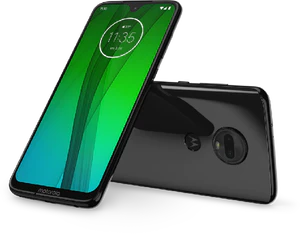 Moto rola Moto G7 zwart overzicht