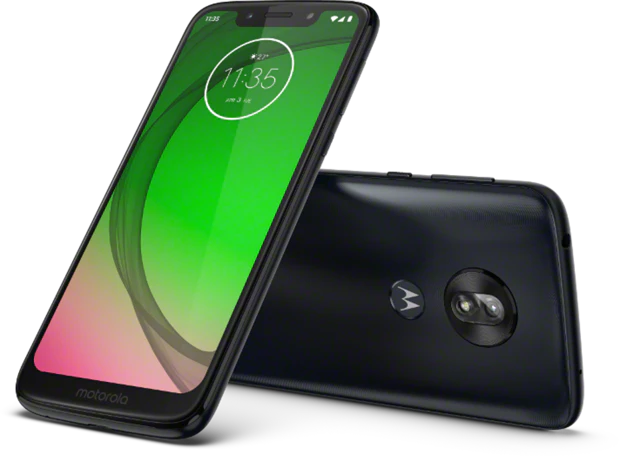 Moto rola Moto G7 Play blauw overzicht