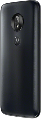 Moto rola Moto G7 Play blå tillbaka vänster sida