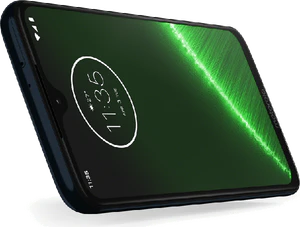 Moto rola Moto G7 Plus blauw gedraaid