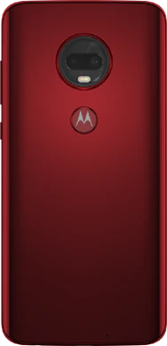 Moto rola Moto G7 Plus rood achterkant