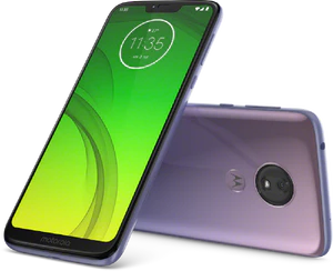 Moto rola Moto G7 Power púrpura visión general