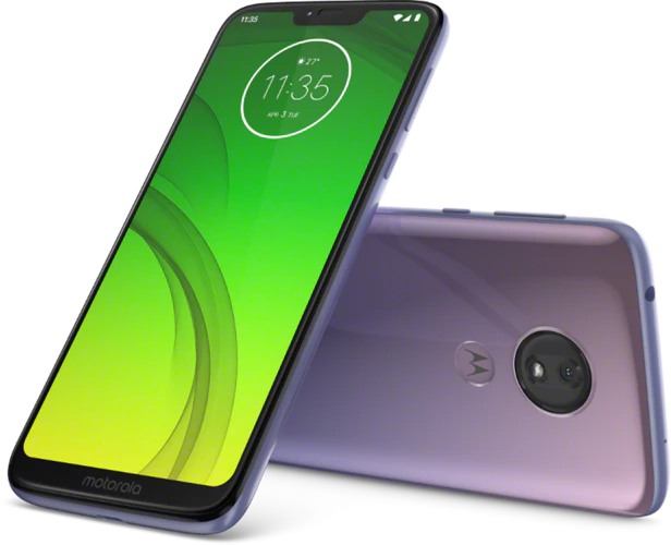 Moto rola Moto G7 Power paars overzicht
