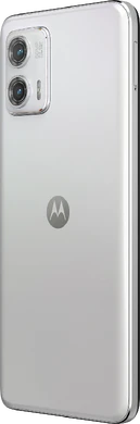 Moto rola Moto G73 5G white back left side