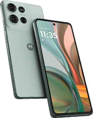 Moto rola Moto G75 5G verde panoramica