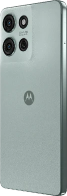 Moto rola Moto G75 5G verde indietro lato sinistro