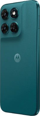 Moto rola Moto G77 blue back left side