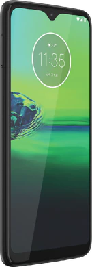 Moto rola Moto G8 Play grijs voorkant linkerzijkant