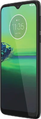 Moto rola Moto G8 Play grijs voorkant rechterzijkant