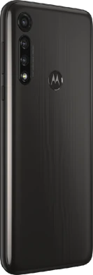 Moto rola Moto G8 Power zwart achterkant rechterzijkant