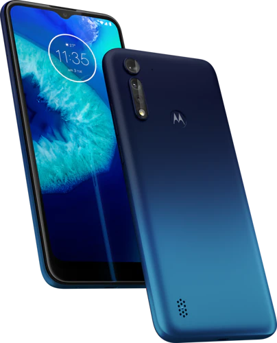 Moto rola Moto G8 Power Lite blue overview