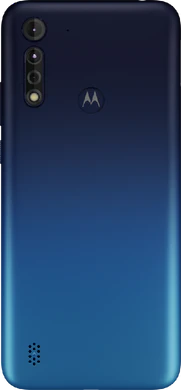 Moto rola Moto G8 Power Lite blå bakside