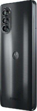 Moto rola Moto G82 5G grå bakside venstre side