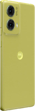 Moto rola Moto G85 5G green back right side