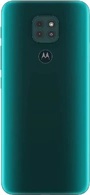 Moto rola Moto G9 Play groen achterkant