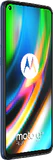Moto rola Moto G9 Plus blauw voorkant linkerzijkant