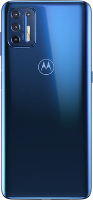 Moto rola Moto G9 Plus blauw achterkant