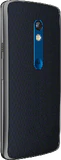Motorola Moto X Play blau Rückseite schräg