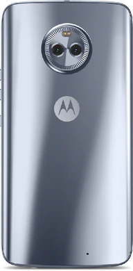 Moto rola Moto X4 blue back