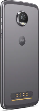 Moto rola Moto Z2 Play tillbaka höger sida grå