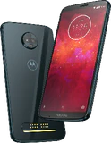Moto rola Moto Z3 Play blauw overzicht