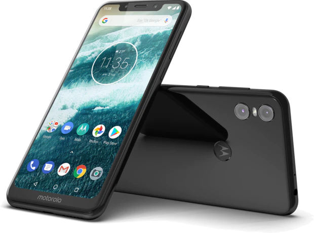 Motorola One zwart overzicht