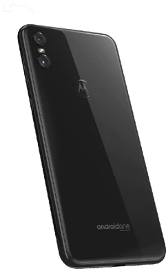 Motorola One musta takapuoli oikea puoli